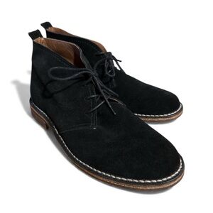 Eric Michael Black Suede Chukka Boots